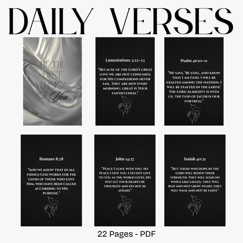 20 Daily Bible Verses for Peace, Strength & Godly Encouragement