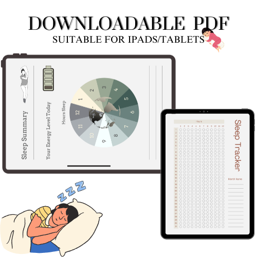 Digital Sleep Tracker & Planner – Night Routine, Notes, To-Do Lists & Mood Journal