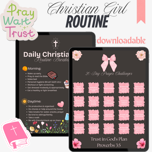 Christian Girl Planner | Faith, Goals & Daily Peace